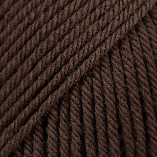 DROPS Daisy 35 Marrone scuro (Uni Colour)