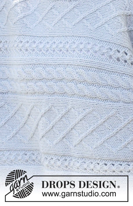 243-32 Snow Flake Sweater by DROPS Design