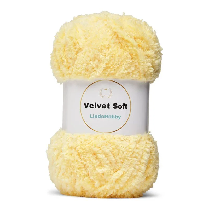 LindeHobby Velvet Soft 23 Giallo Tenue