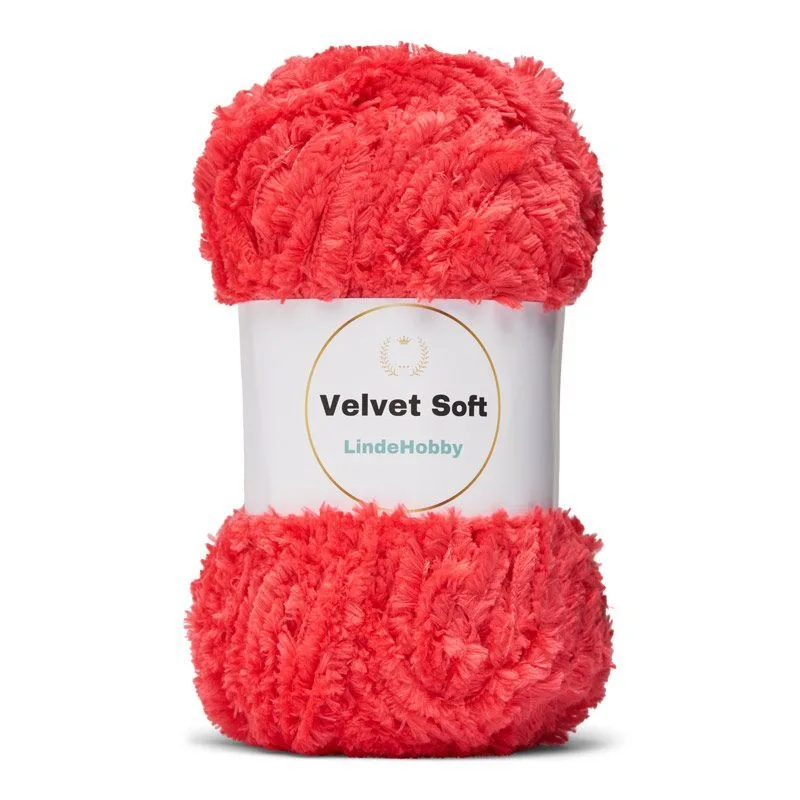 LindeHobby Velvet Soft 25 Rosso