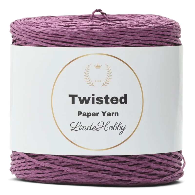 LindeHobby Twisted Paper Yarn 18 Viola