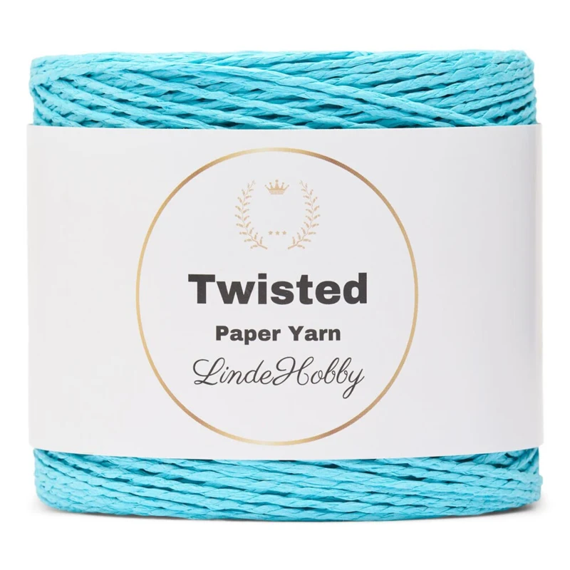 LindeHobby Twisted Paper Yarn 24 Turchese
