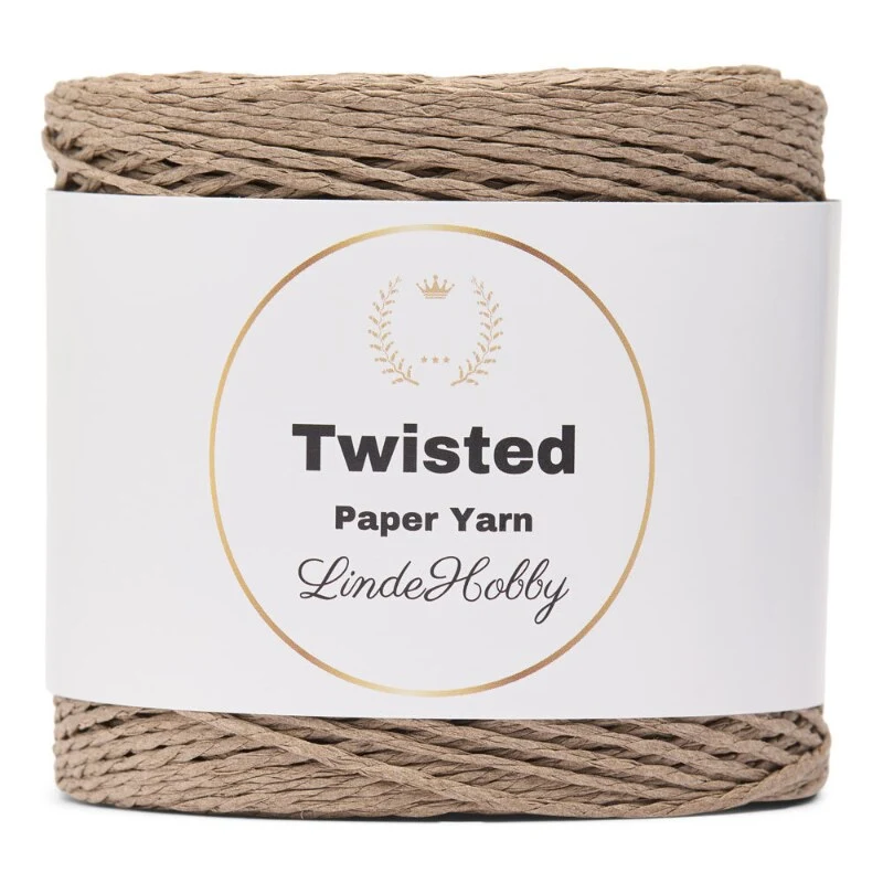 LindeHobby Twisted Paper Yarn 26 Tortora