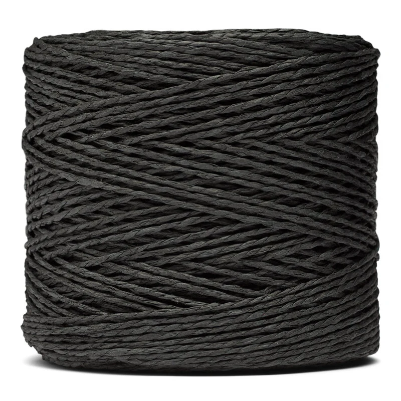 LindeHobby Twisted Paper Yarn 10 Nero