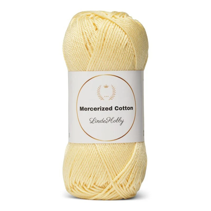LindeHobby Mercerized Cotton 21 Giallo tenue