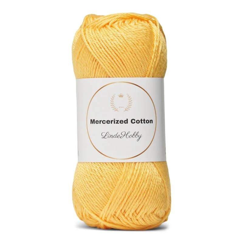 LindeHobby Mercerized Cotton 22 Giallo