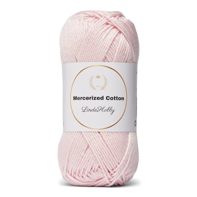 LindeHobby Mercerized Cotton 31 Rosa pastello