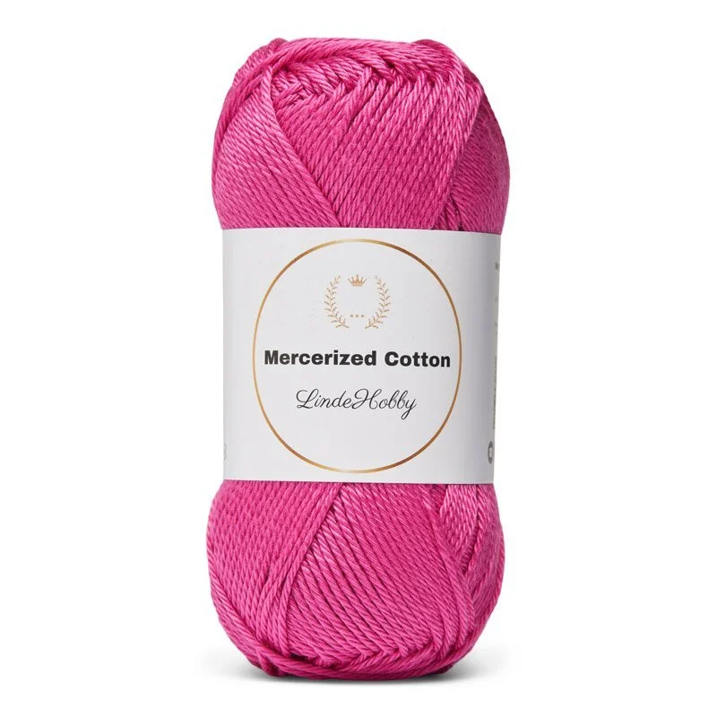 LindeHobby Mercerized Cotton 34 Fucsia