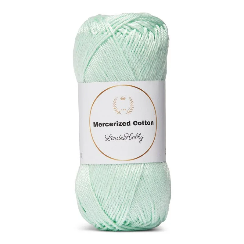 LindeHobby Mercerized Cotton 37 Menta pastello