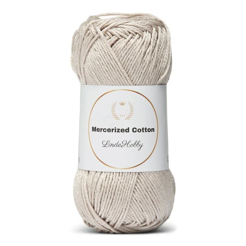 LindeHobby Mercerized Cotton 39 Grigio perla