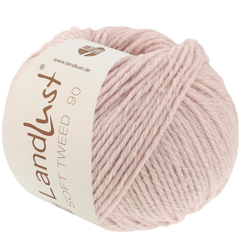 Lana Grossa Landlust Soft Tweed 90 31 Rosa tenue mélange