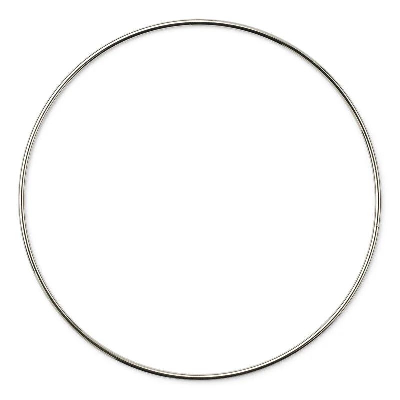 HobbyArts Anello in Metallo, Argento 15 cm