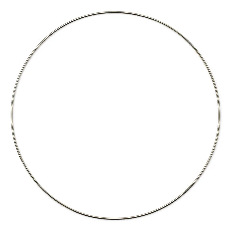 HobbyArts Anello in Metallo, Argento 25 cm