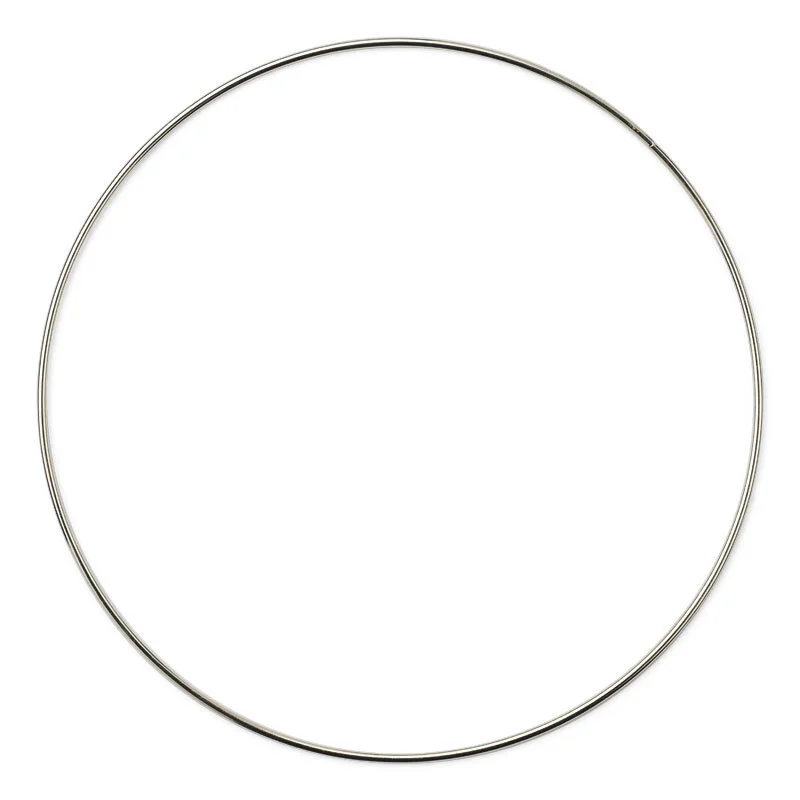 HobbyArts Anello in Metallo, Argento 20 cm