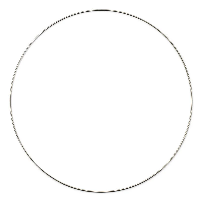 HobbyArts Anello in Metallo, Argento 30 cm