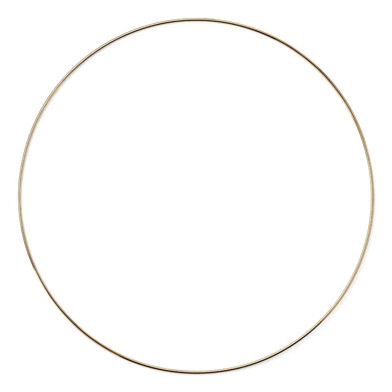 HobbyArts Anello in metallo, Oro 30 cm