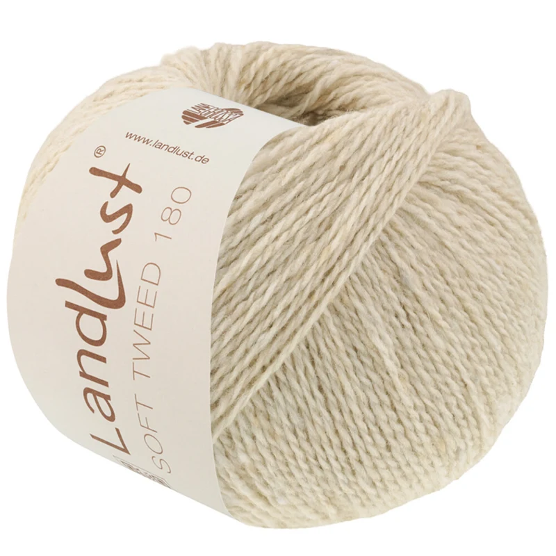 Lana Grossa Landlust Soft Tweed 180 136 Calcare conchiglia mélange