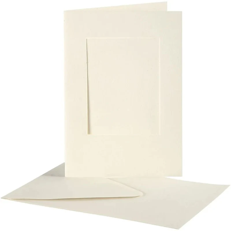 Carte passepartout con busta, rettangolari