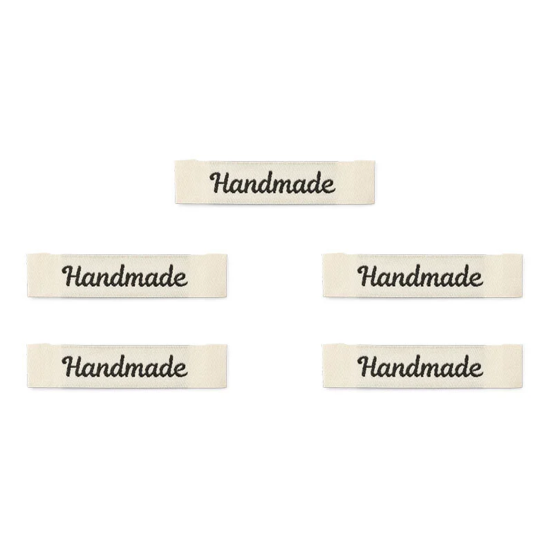 LindeHobby Handmade Etichetta, Lungo Naturale, Nero, Magnolia Script
