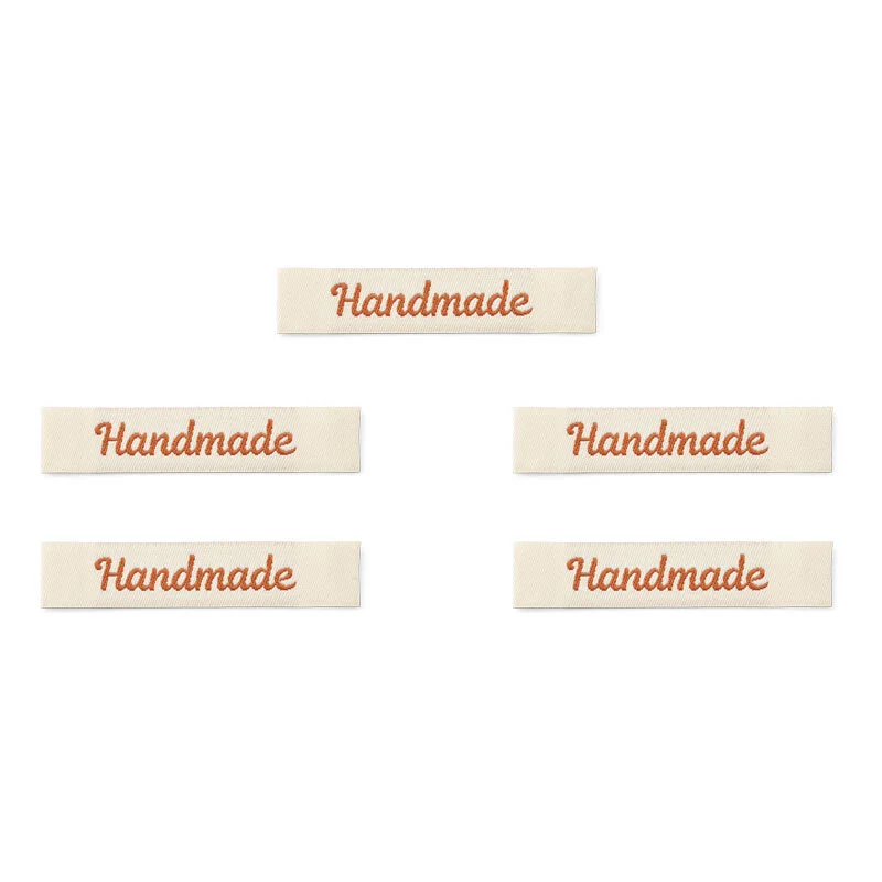LindeHobby Handmade Etichetta, Lungo Naturale, Bronzo, Magnolia Script