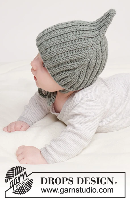 45-4 Forest Pixie Hat by DROPS Design