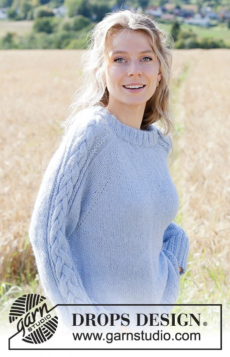 250-13 Aisling Sweater by DROPS Design