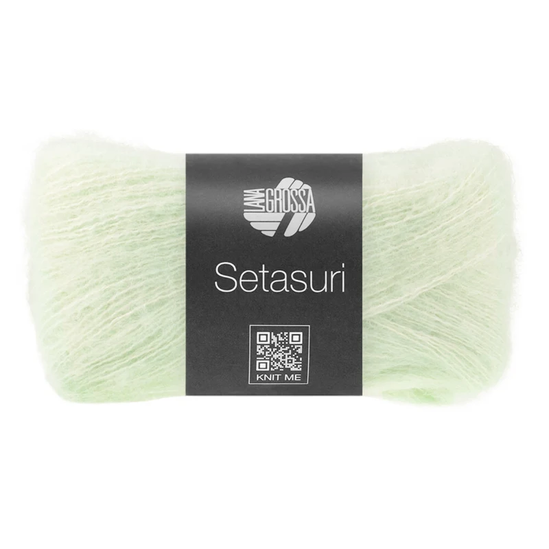 Lana Grossa Setasuri 83 Verde bianco