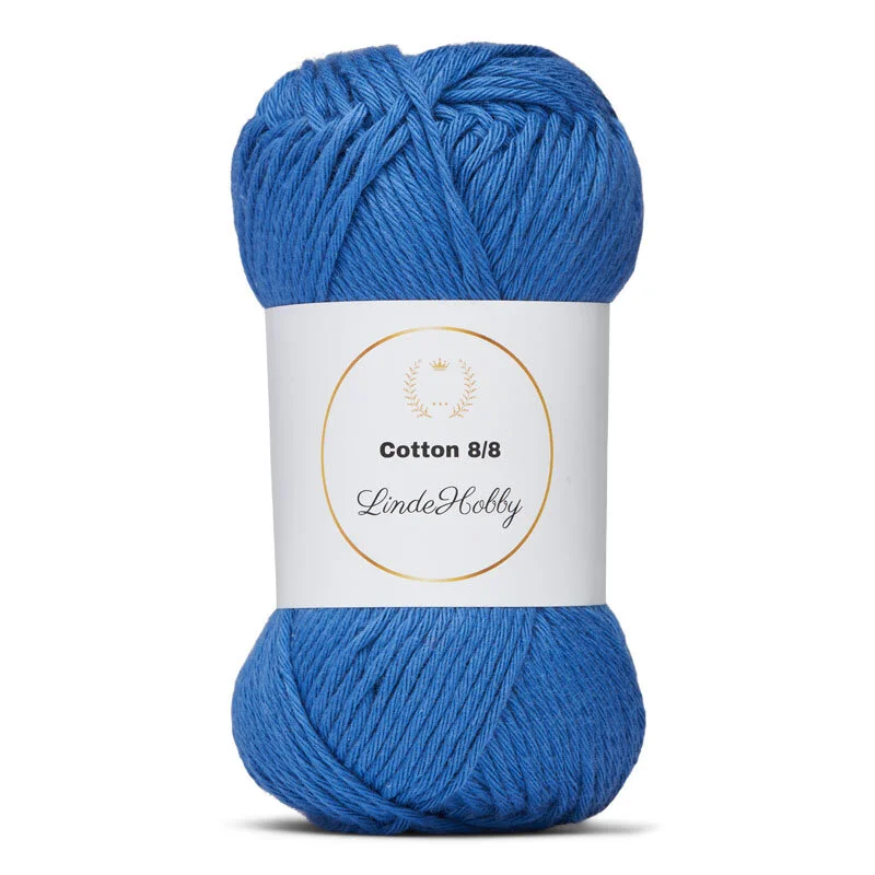 LindeHobby Cotton 8/8 014 Cobalto