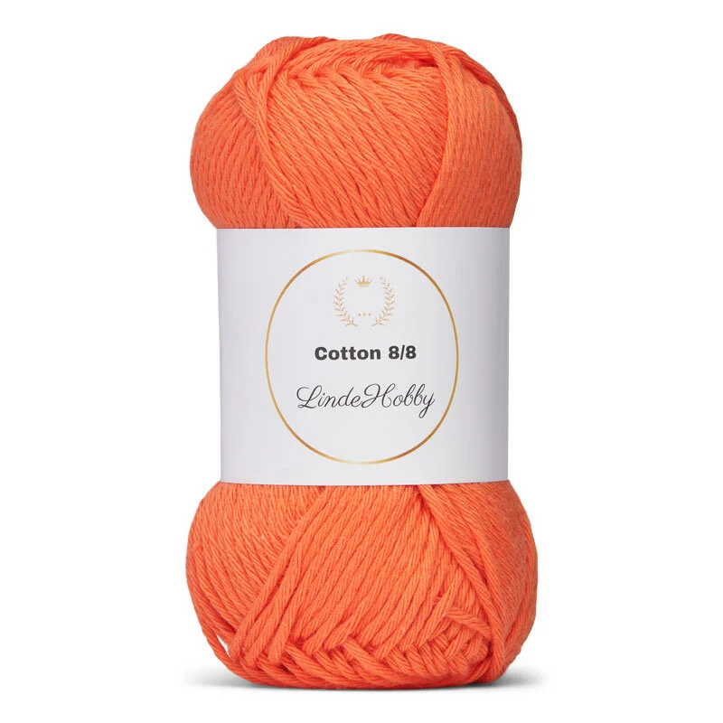 LindeHobby Cotton 8/8  043 Orange