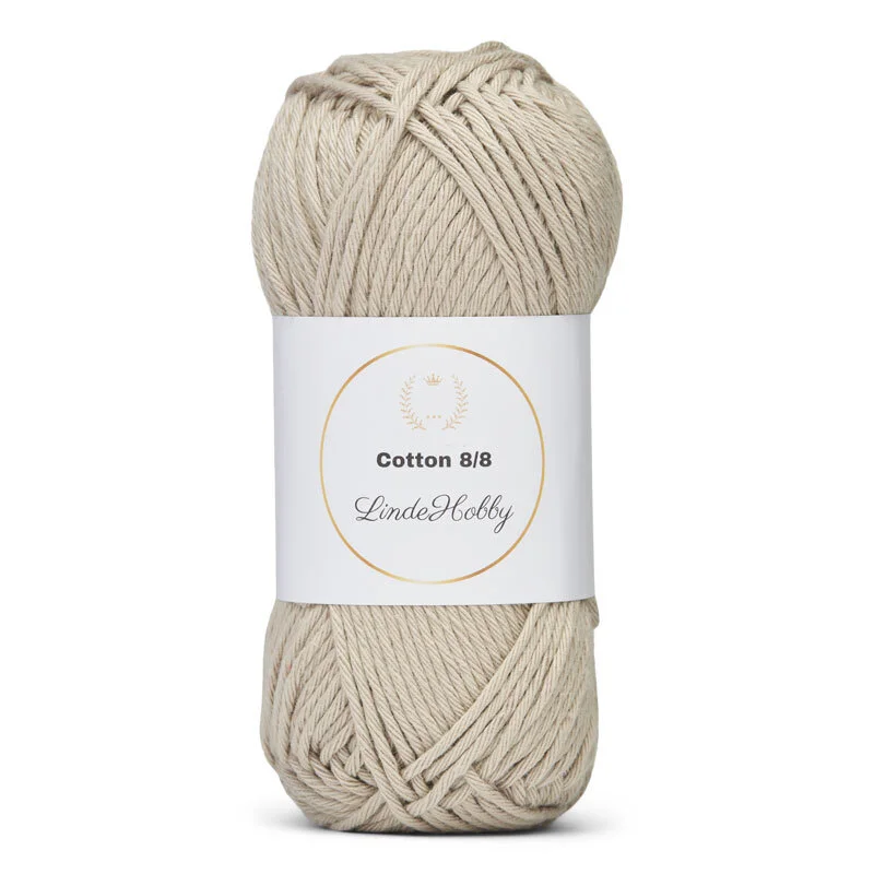 LindeHobby Cotton 8/8 065 Tortora