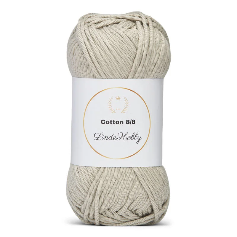 LindeHobby Cotton 8/8 067 Silver