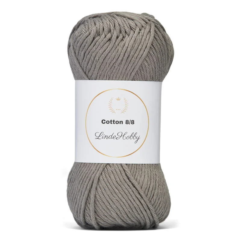LindeHobby Cotton 8/8  069 Grigio Medio