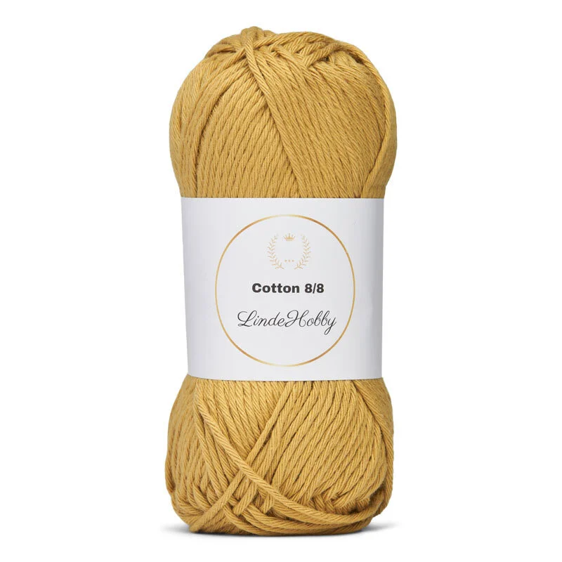 LindeHobby Cotton 8/8 102 Senape