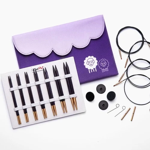 KnitPro J’ADORE CUBICS Deluxe Set di Ferri Circolari Intercambiabili