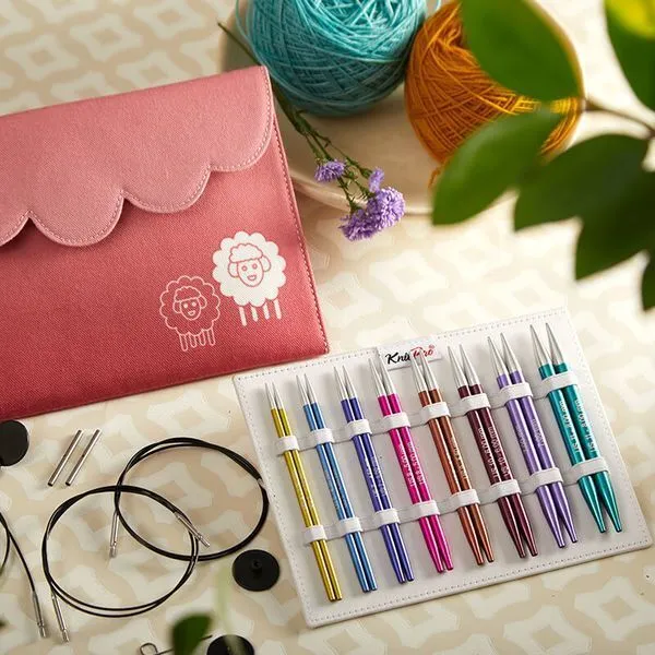 KnitPro Zing Set di Ferri Circolari Componibili Deluxe