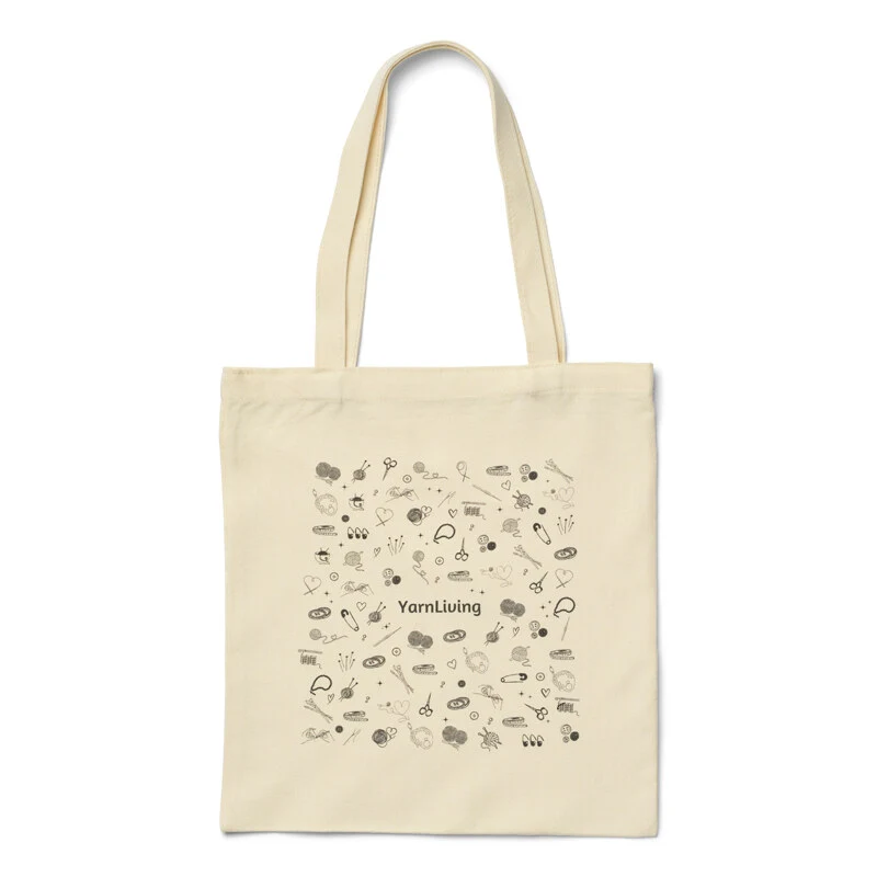 LindeHobby Borsa in tela, YarnLiving, 35x40 cm, 1 pezzo