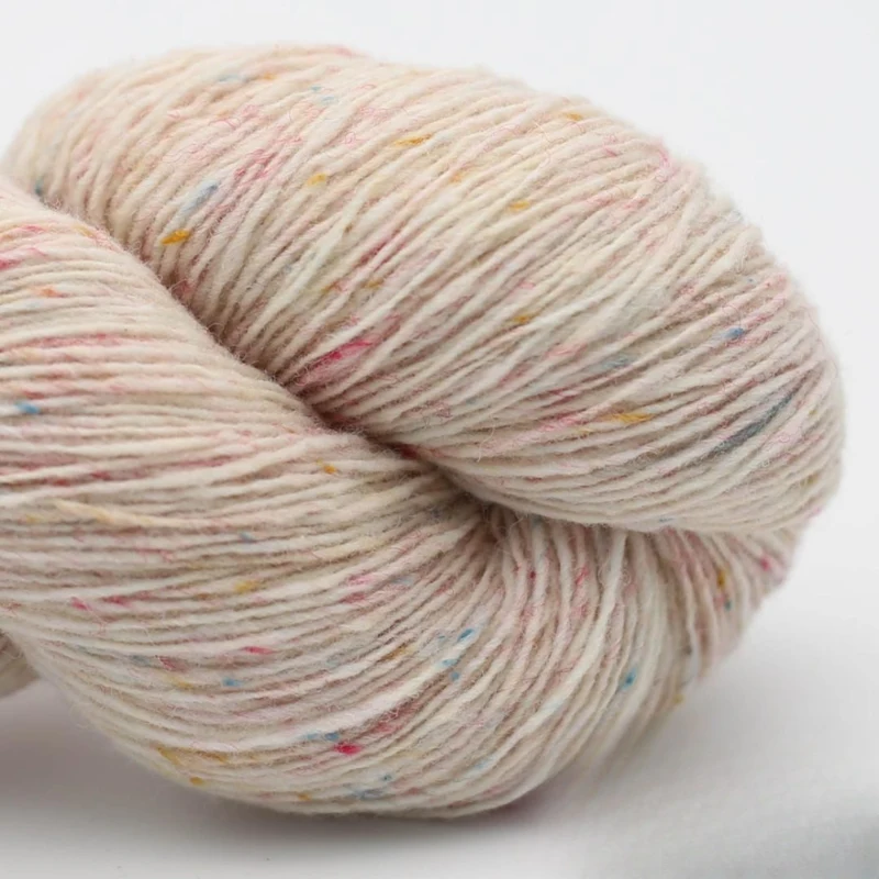 BC Garn Loch Lomond Lace GOTS 30 Confetti bianco