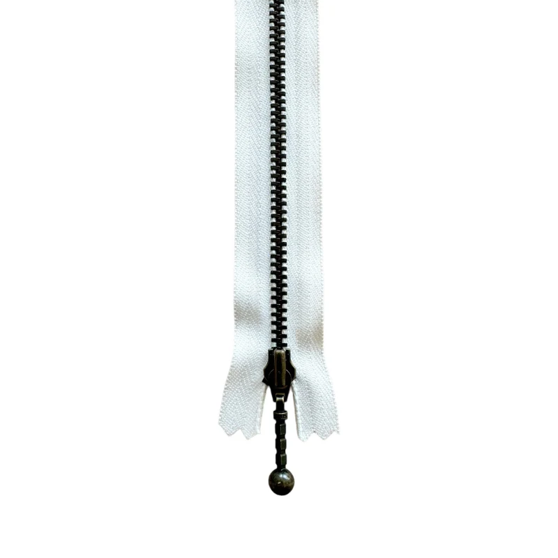 YKK Cerniera Fissa Ottone Antico 4 mm 20 cm 841