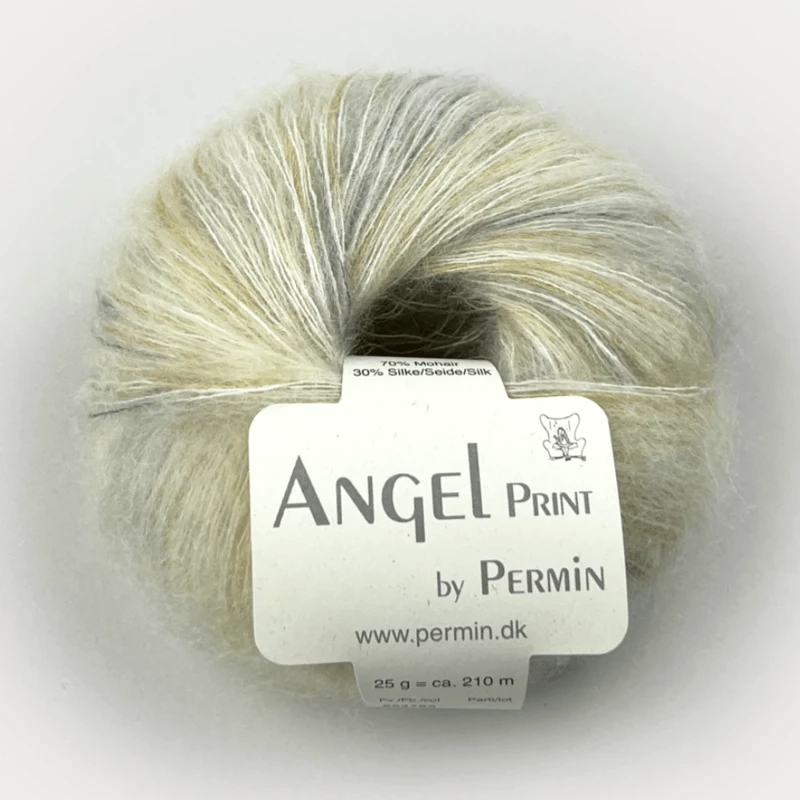 Permin Angel Print 66 Bianco Sporco