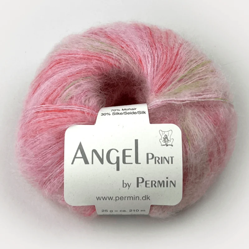 Permin Angel Print 68 Rosa Tenue