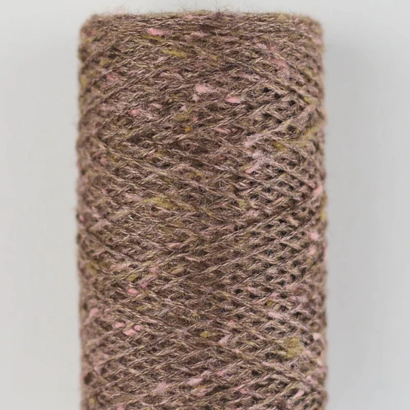 Tussah Tweed sp38 Marrone-rosa-mix