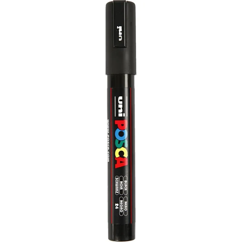 Posca Pennarello, 1.8-2.5 mm, 1 pz. 24 Nero