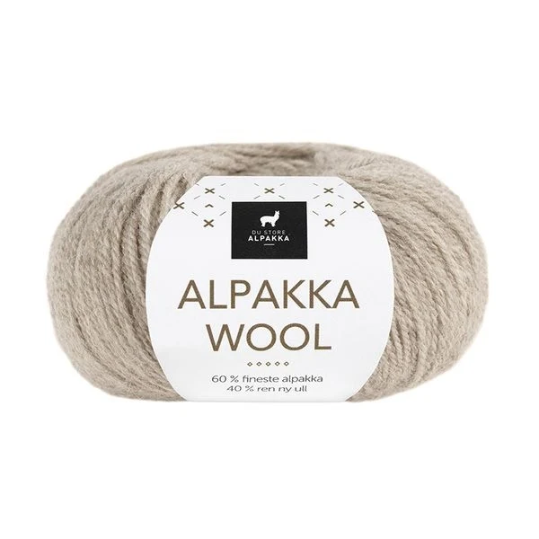 Du Store Alpakka Wool 505 Beige chiaro screziato