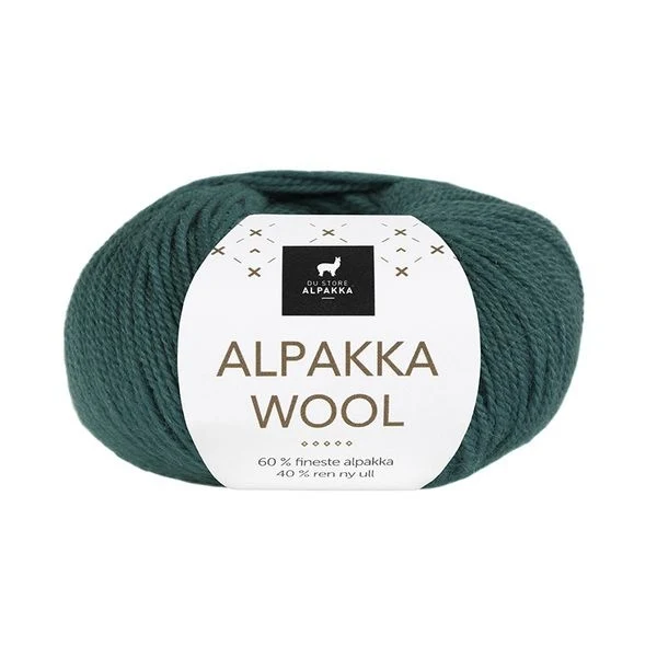 Du Store Alpakka Wool 524 Blu scuro-verde