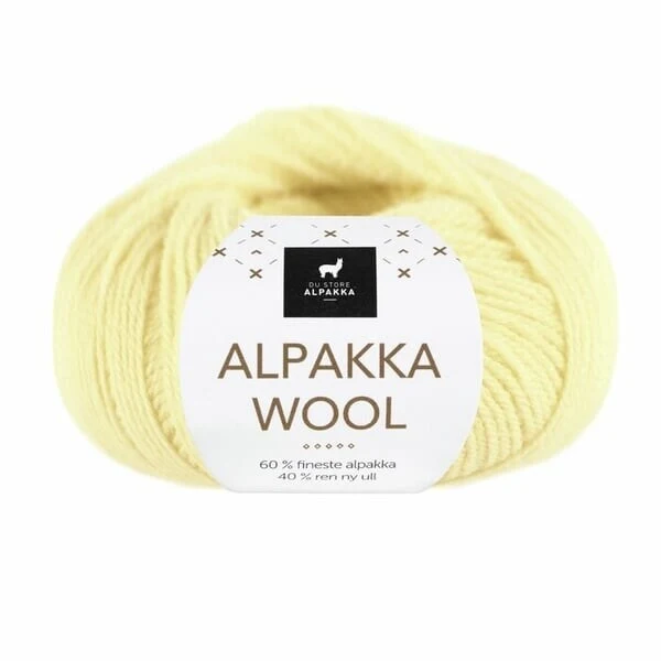 Du Store Alpakka Wool 560 Giallo chiaro