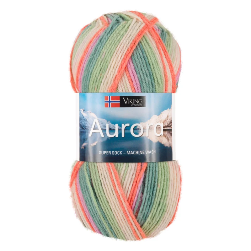 Viking Aurora 631 Multi Verde/Arancione/Rosa