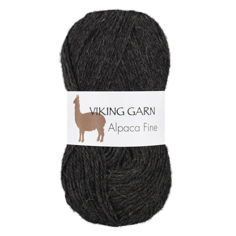 Viking Alpaca Fine 603 Nero/Antracite