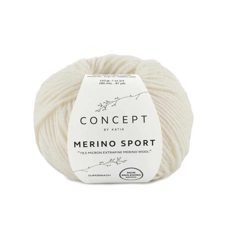 Katia Concept Merino Sport 001 Bianco