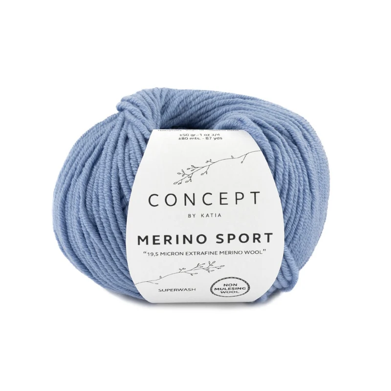 Katia Concept Merino Sport 048 Blu