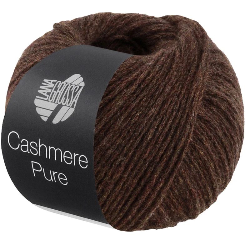 Lana Grossa Cashmere Pure 37 Marrone scuro